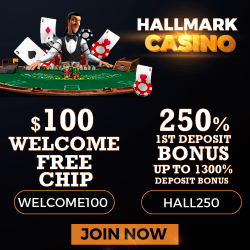 $115 free chip Hallmark Casino